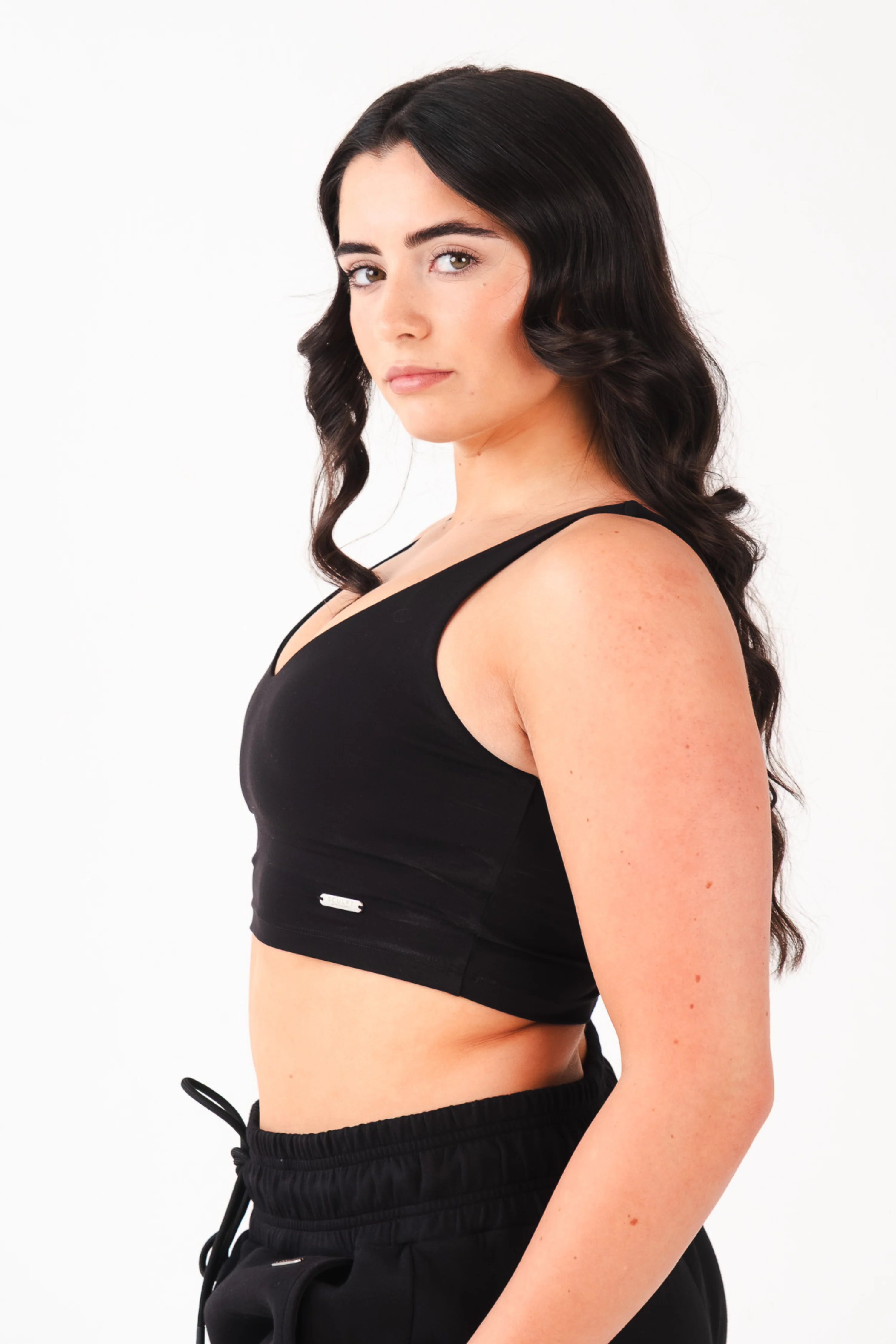 Cami Style Sports Bra Black - Image 10