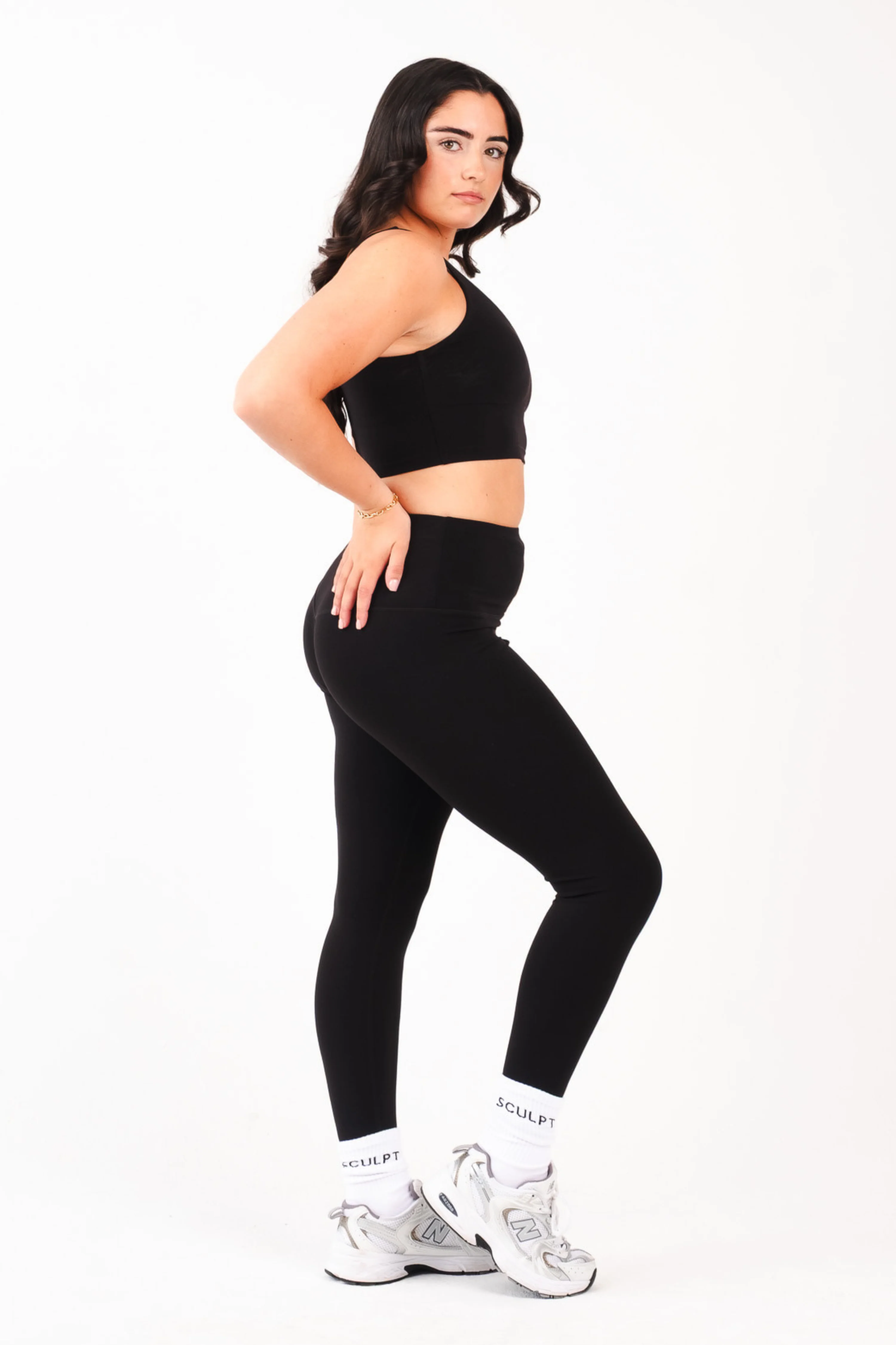 Cami Style Sports Bra Black - Image 11