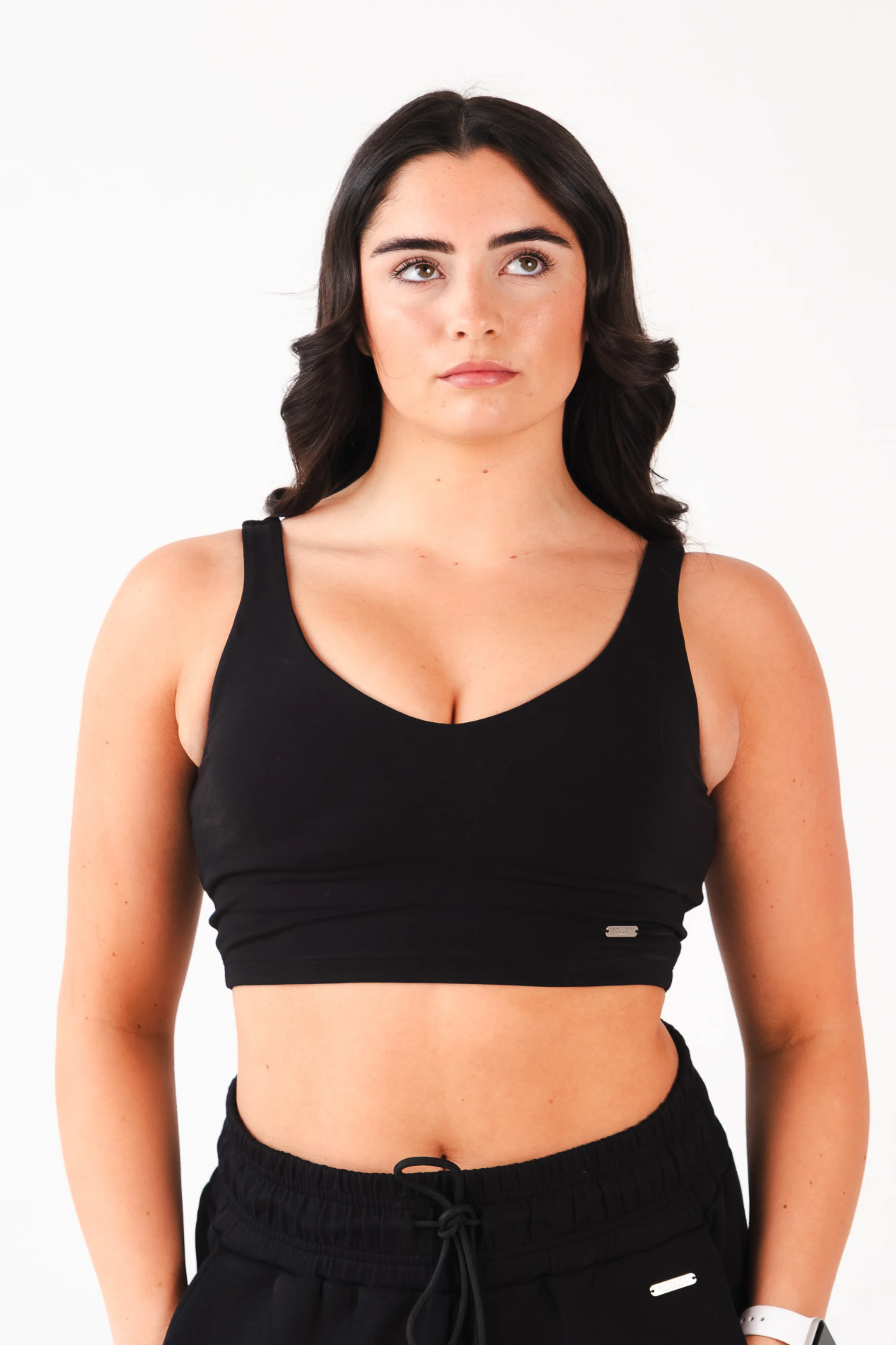 Cami Style Sports Bra Black - Image 4