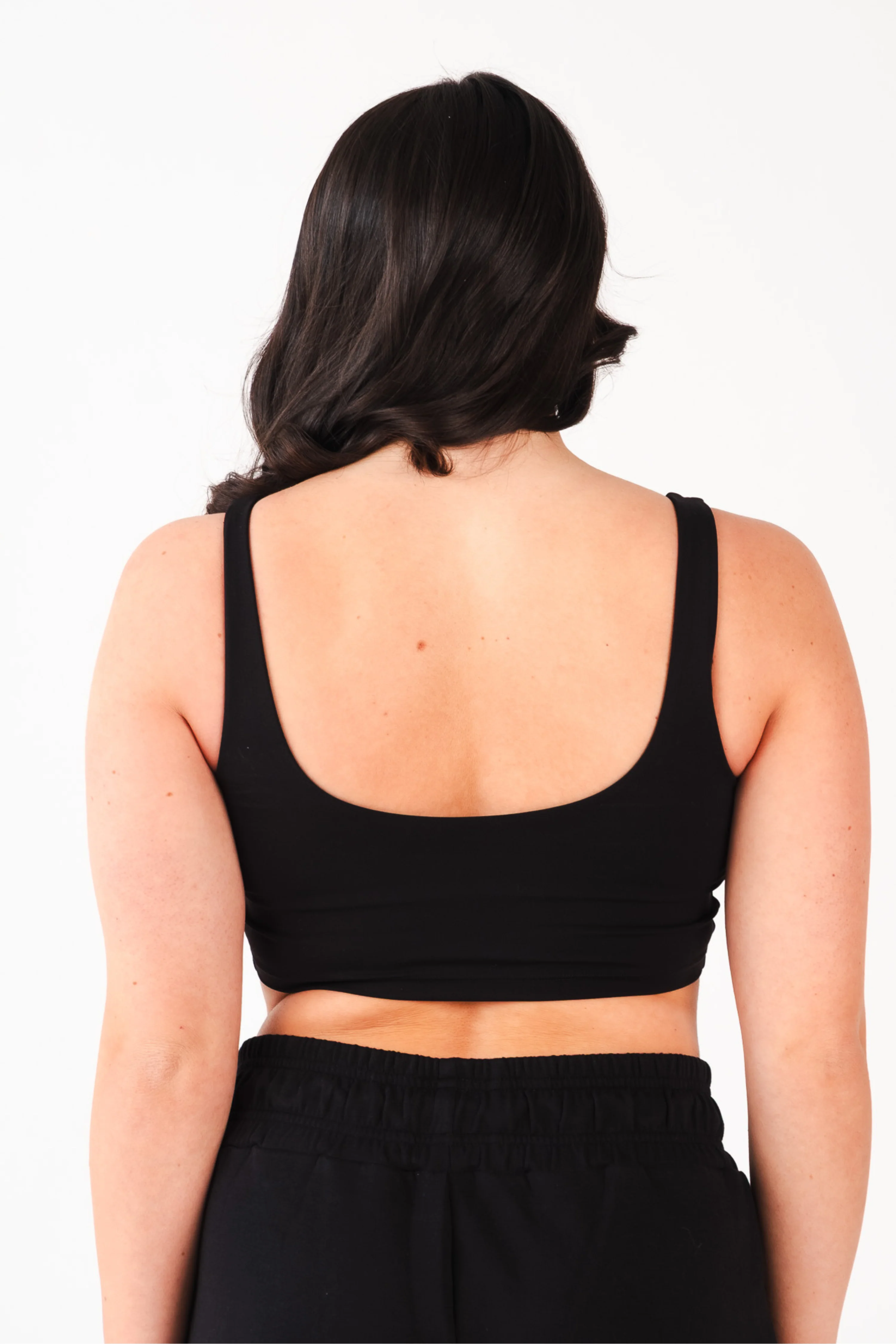 Cami Style Sports Bra Black - Image 5