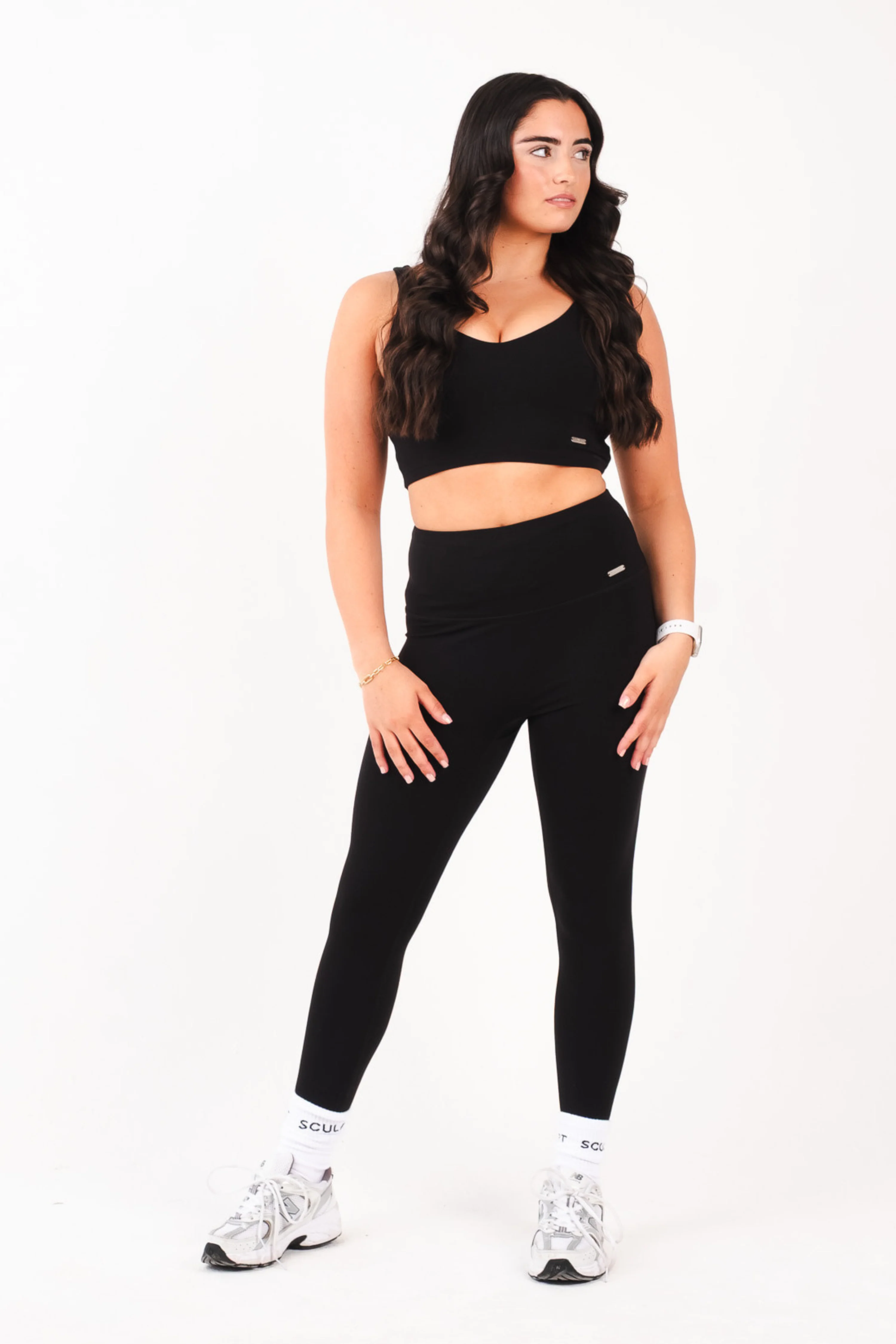 Cami Style Sports Bra Black - Image 6