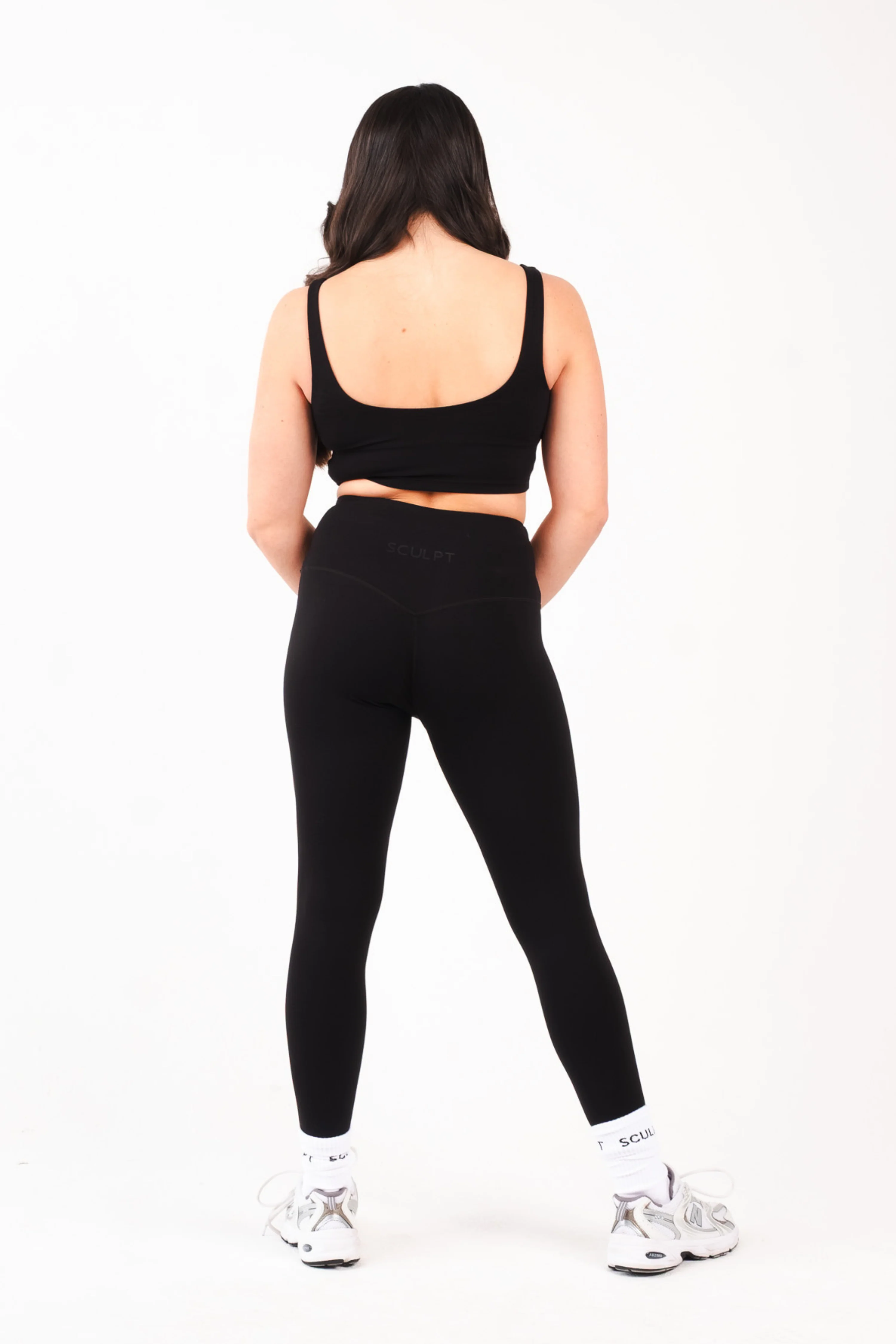 Cami Style Sports Bra Black - Image 9