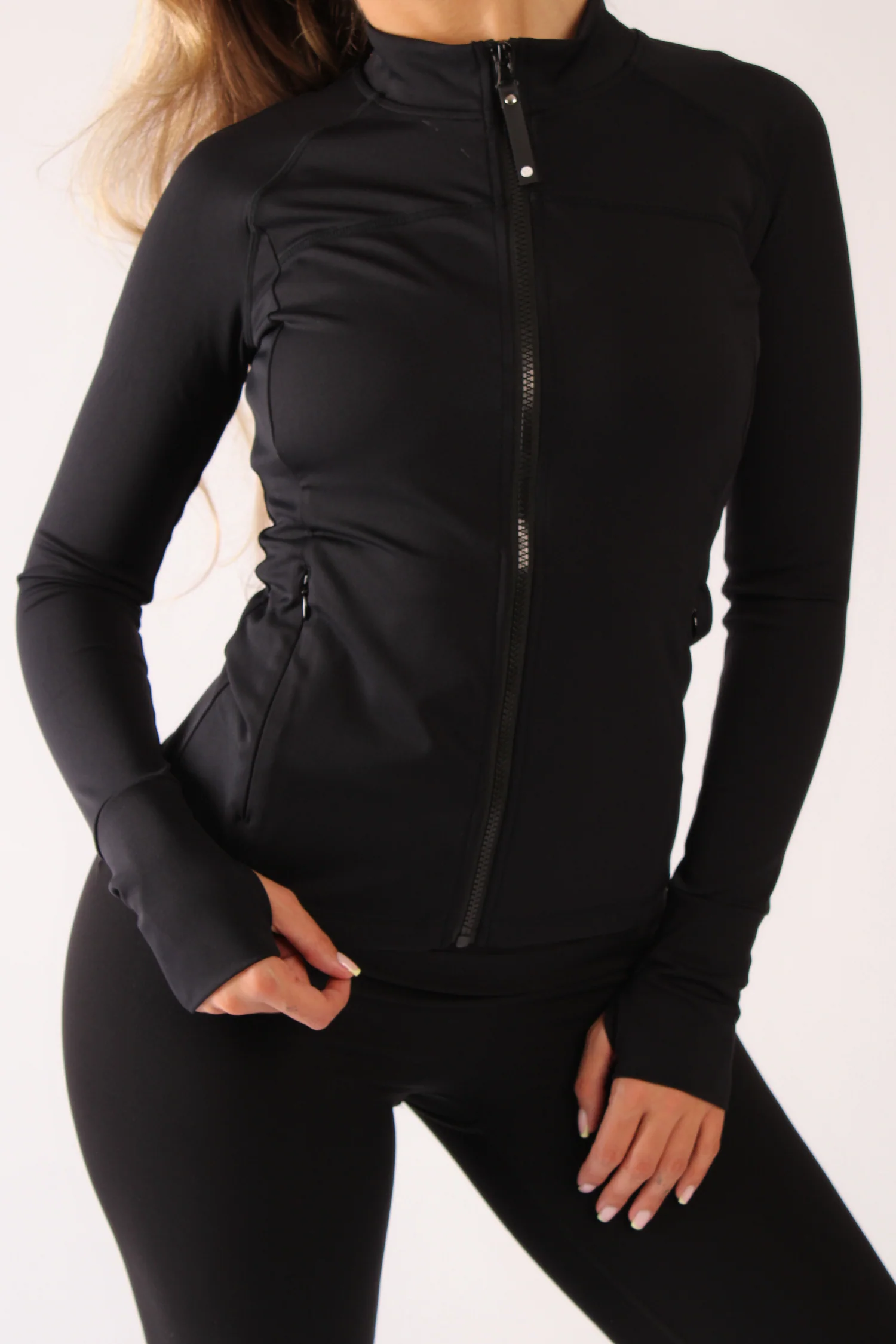 Reform Fitted Zip Through Jacket Black - Image 6