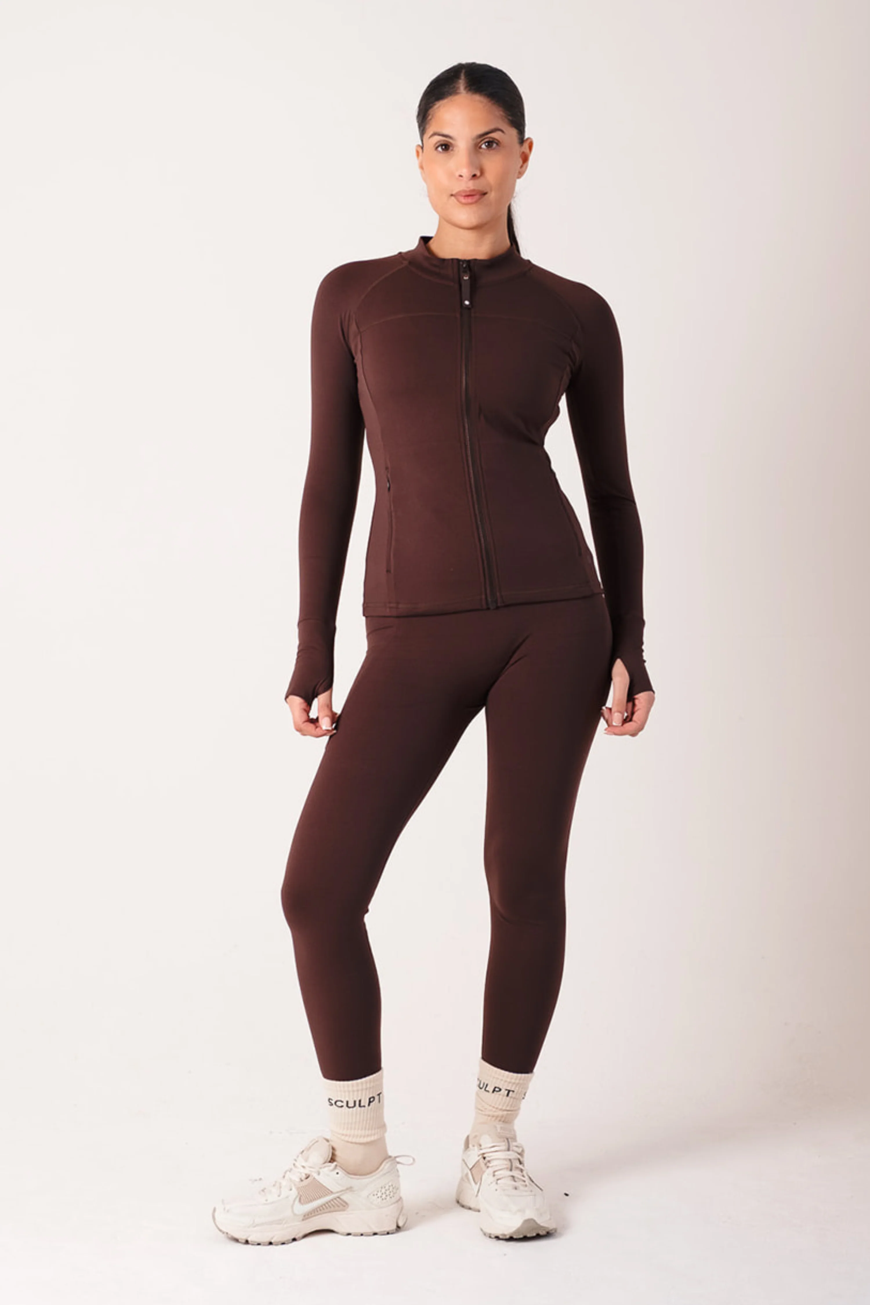 Reform Fitted Zip Through Jacket Espresso - Image 5