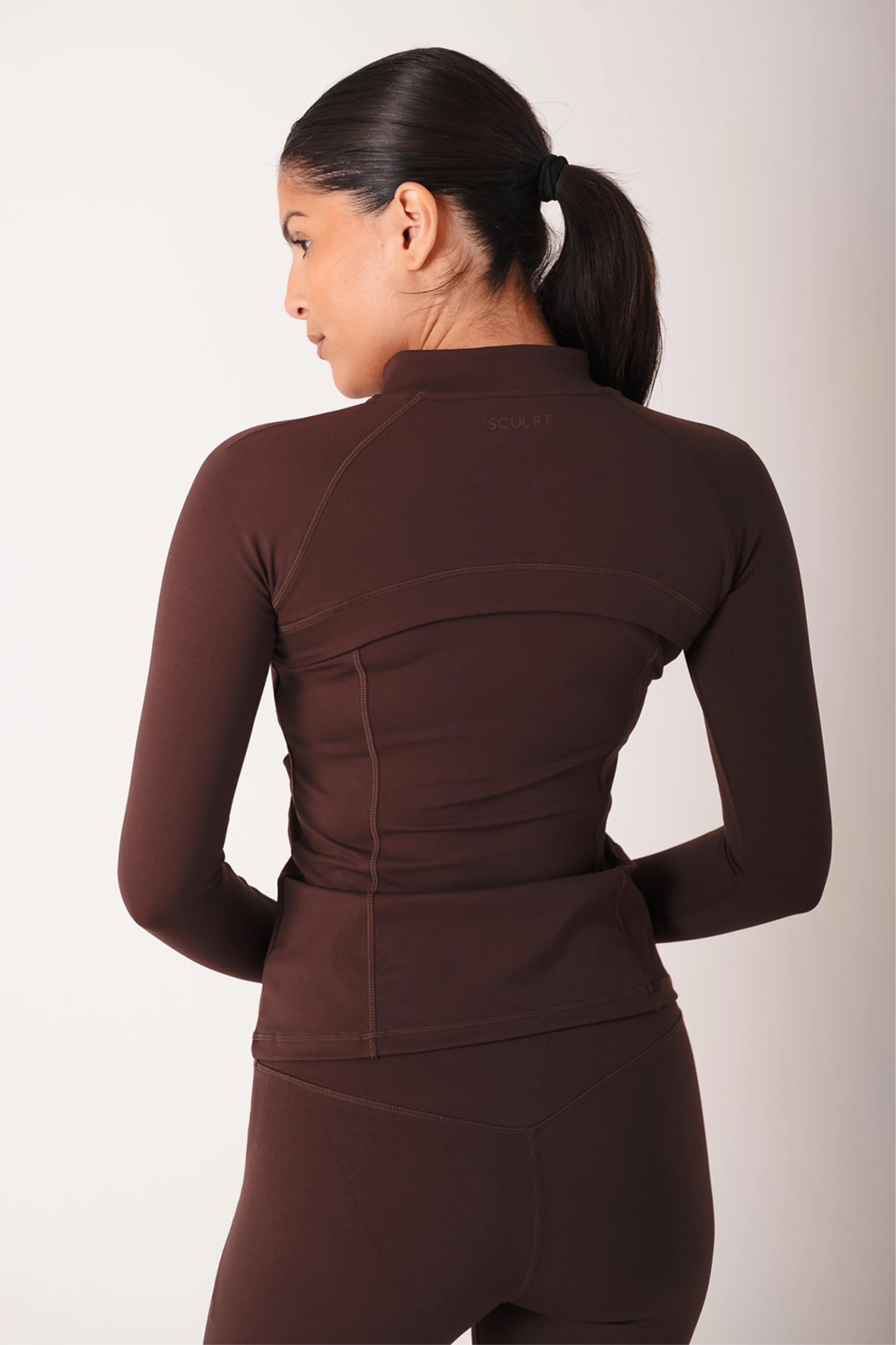 Reform Fitted Zip Through Jacket Espresso - Image 6