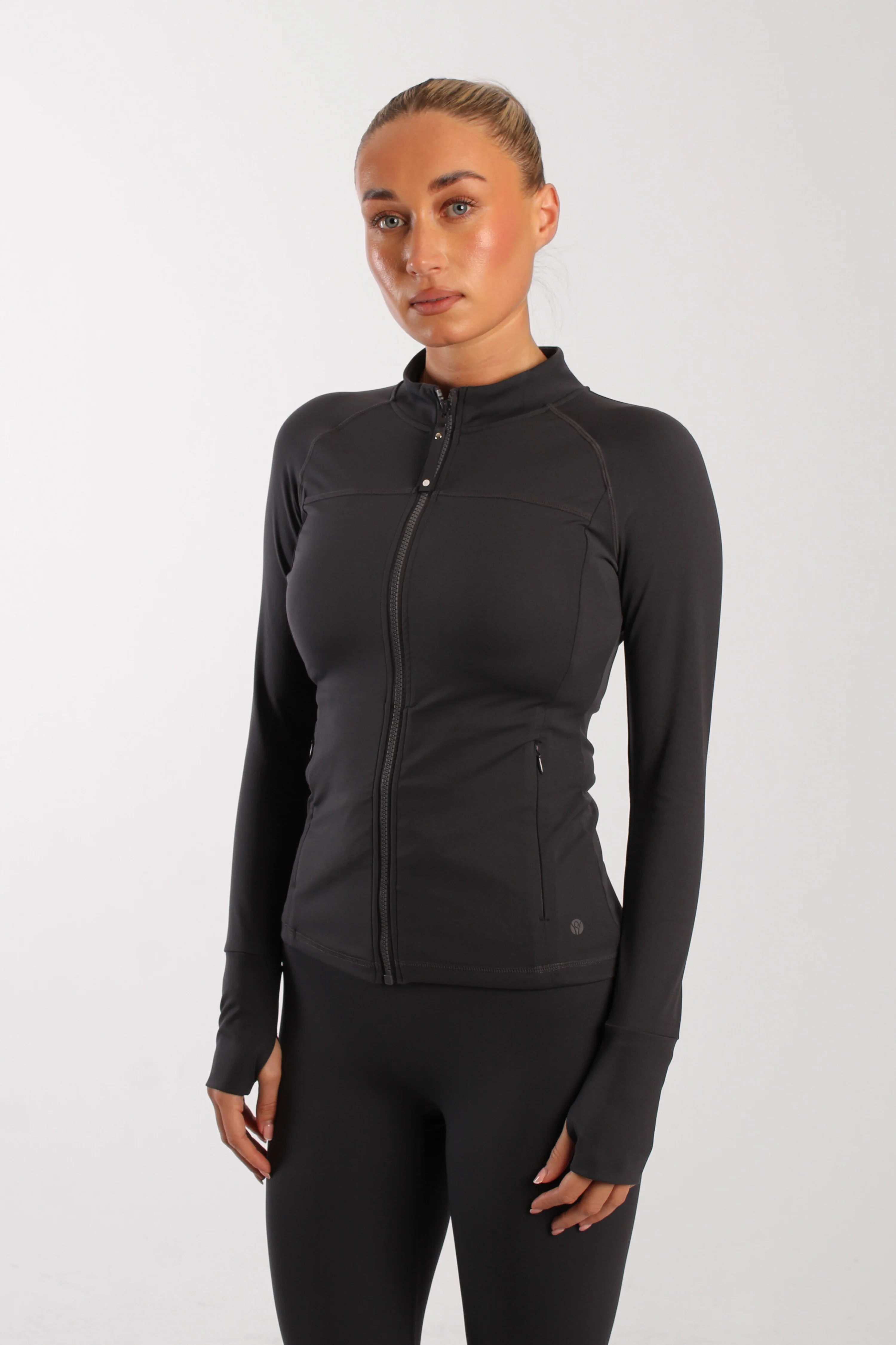 Reform Fitted Zip Through Jacket Shadow