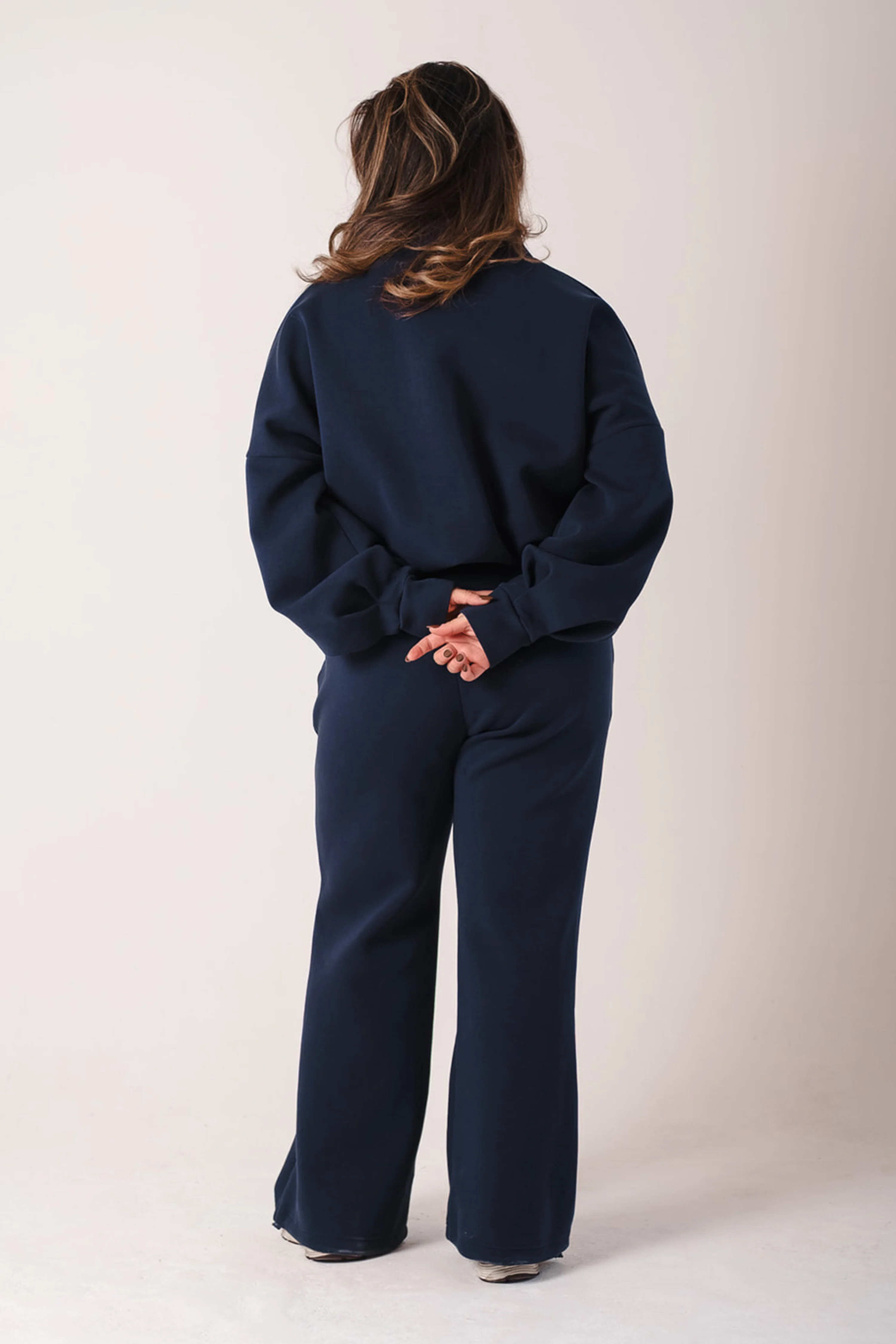 High Neck Oversized Jumper Sapphire - Image 5