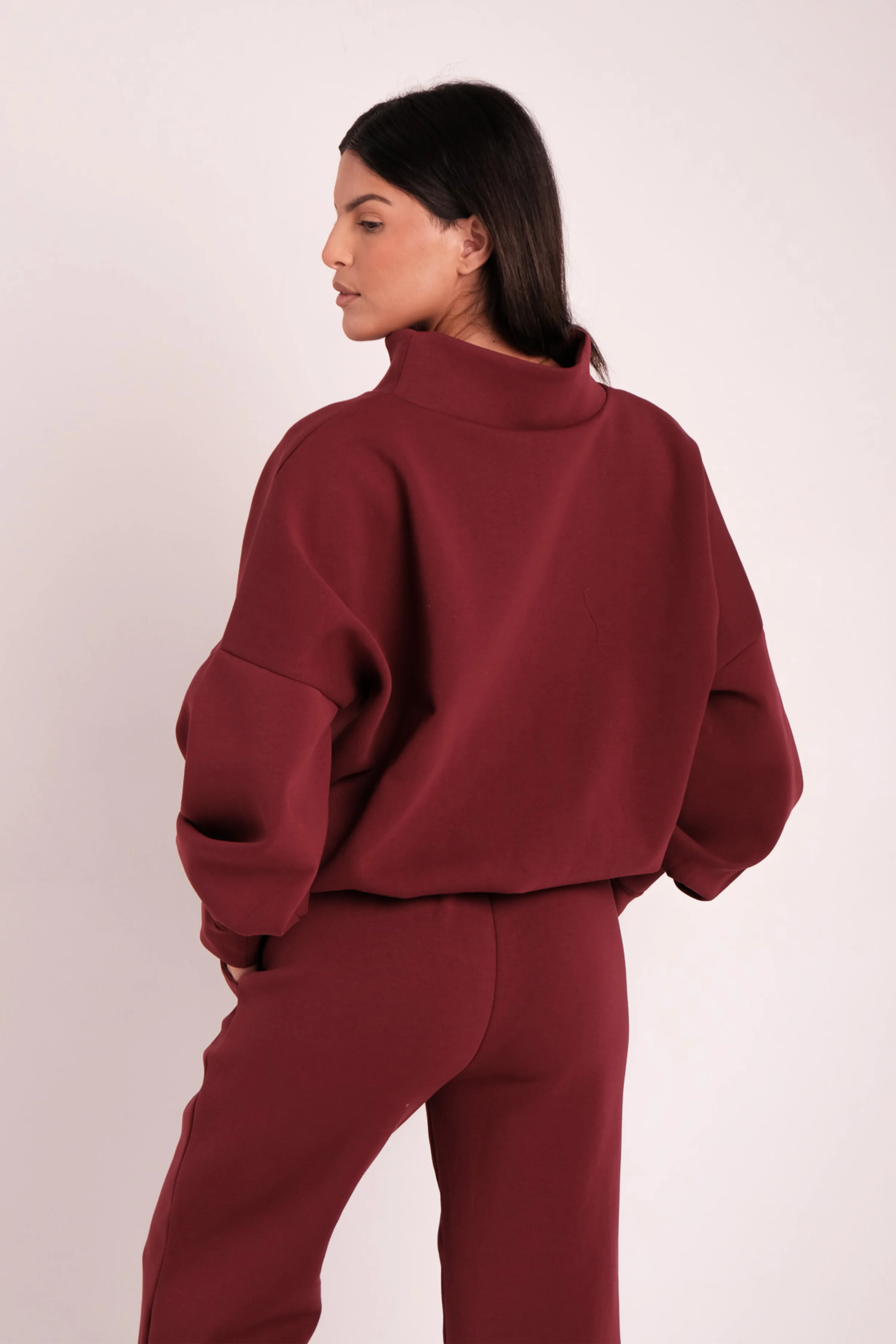 High Neck Oversized Jumper Scarlett - Image 14