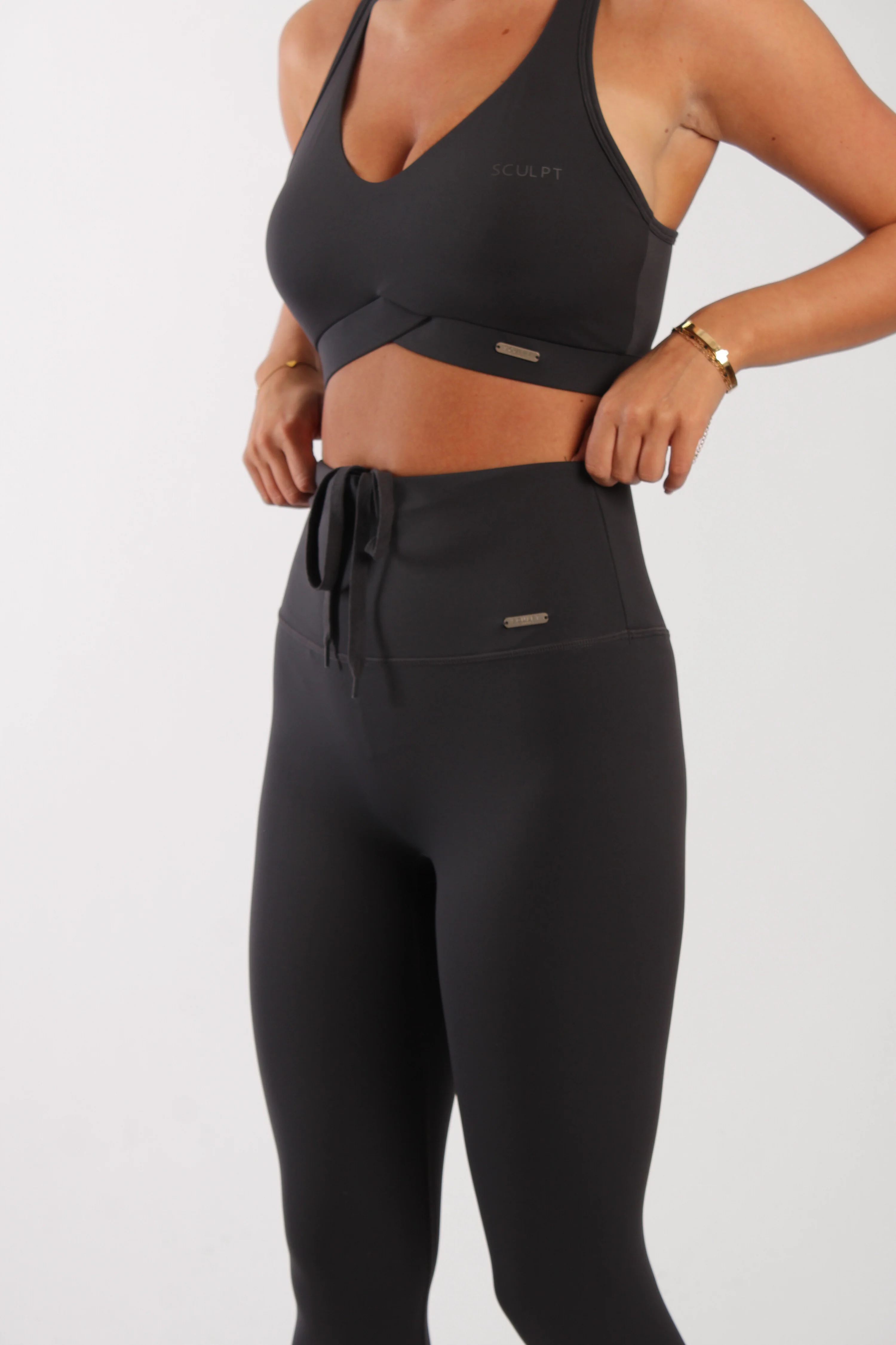 Hybrid High Waisted Leggings Shadow - Image 3