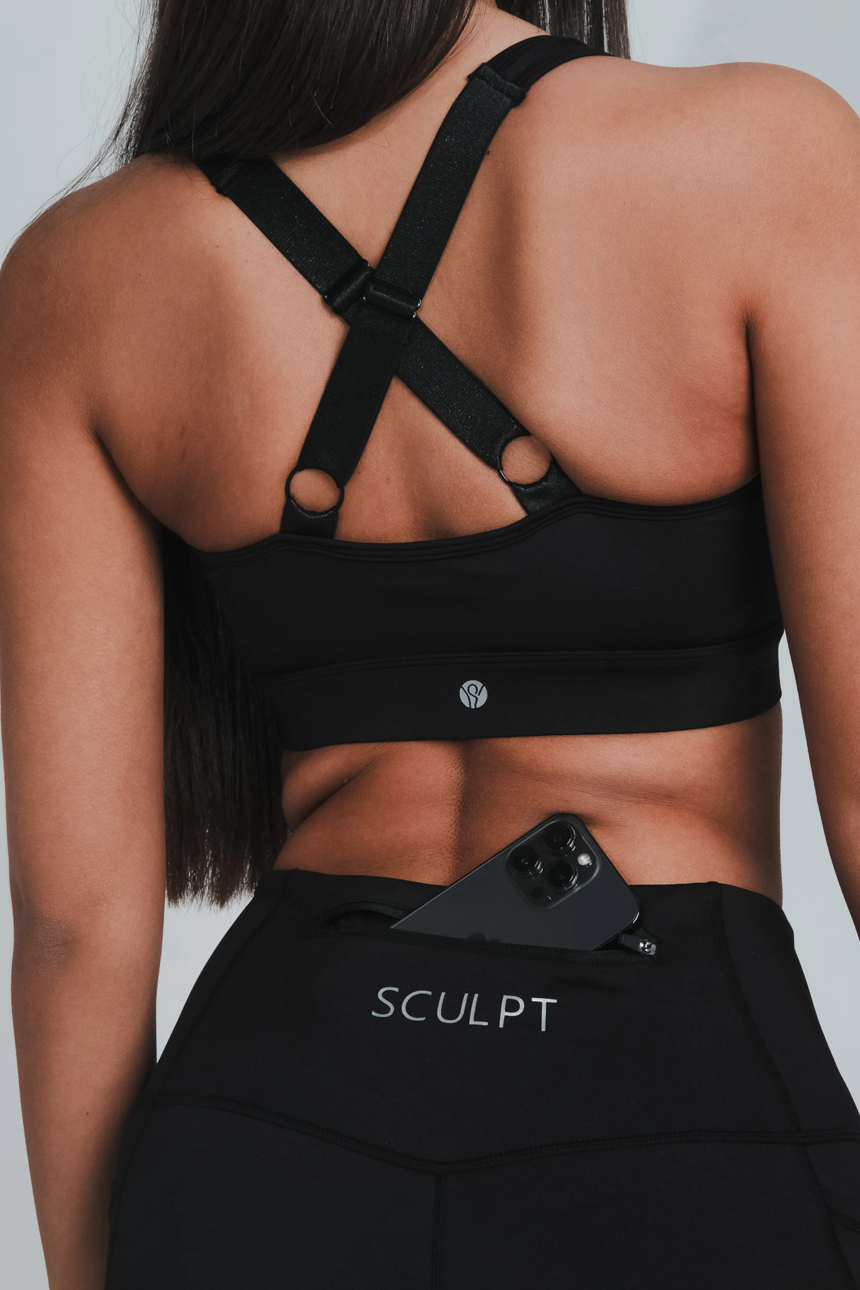 Performance Impact Sports Bra Black - Image 11