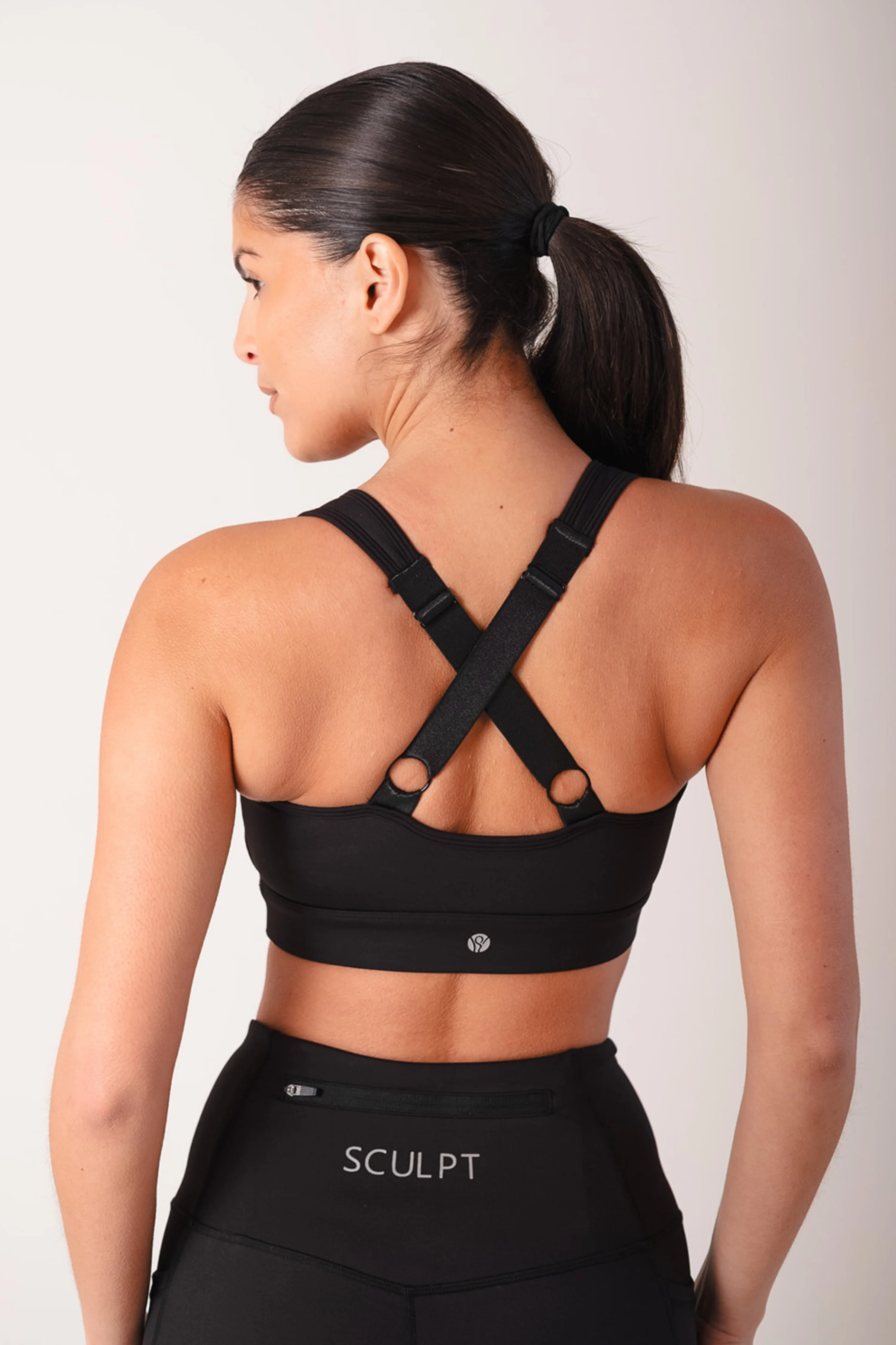 Performance Impact Sports Bra Black - Image 3