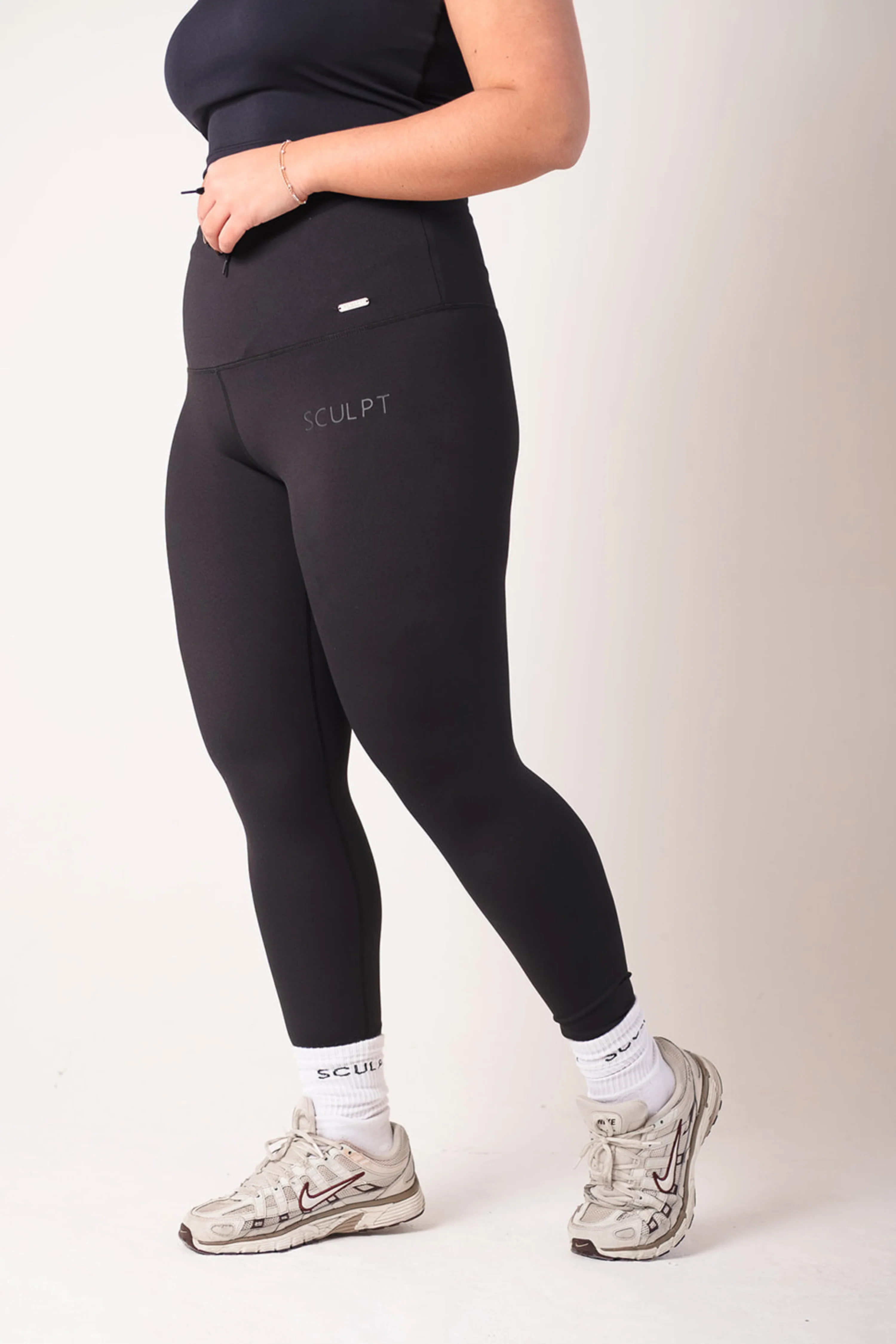Original High Waisted Leggings Black - Image 6