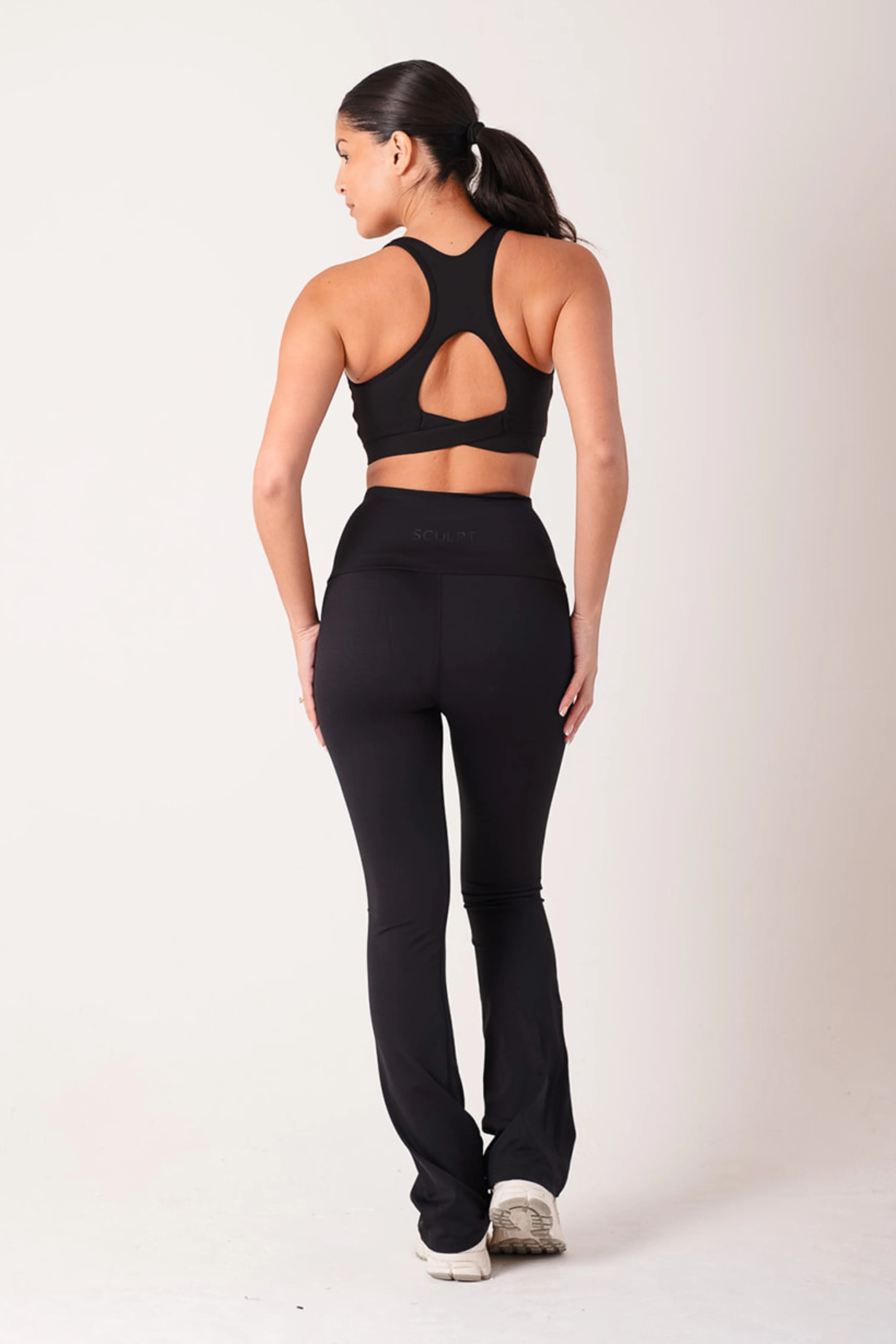 Original Signature High Waisted Flares Black - Image 3