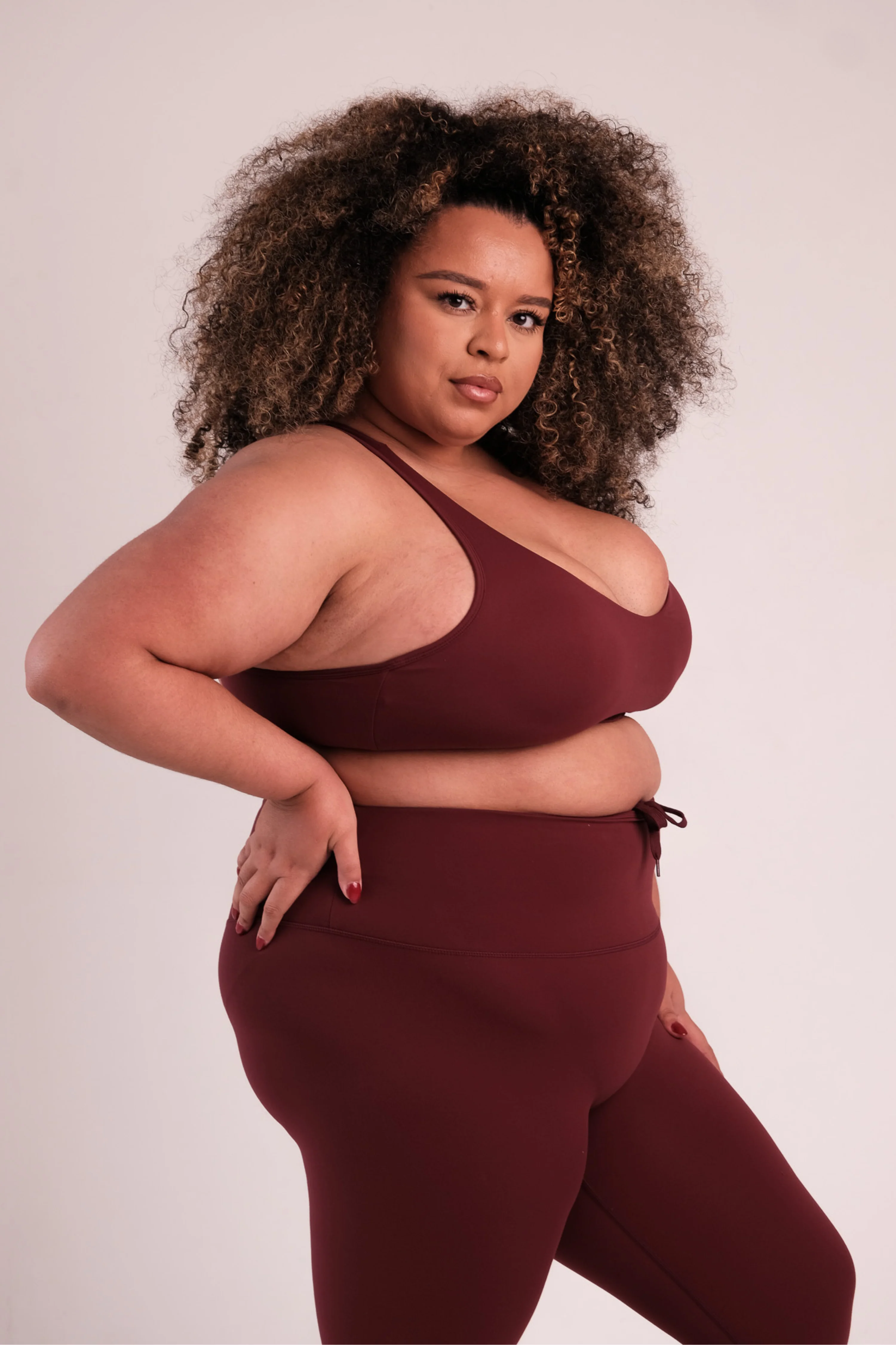 Tierra Sports Bra Wine - Image 5